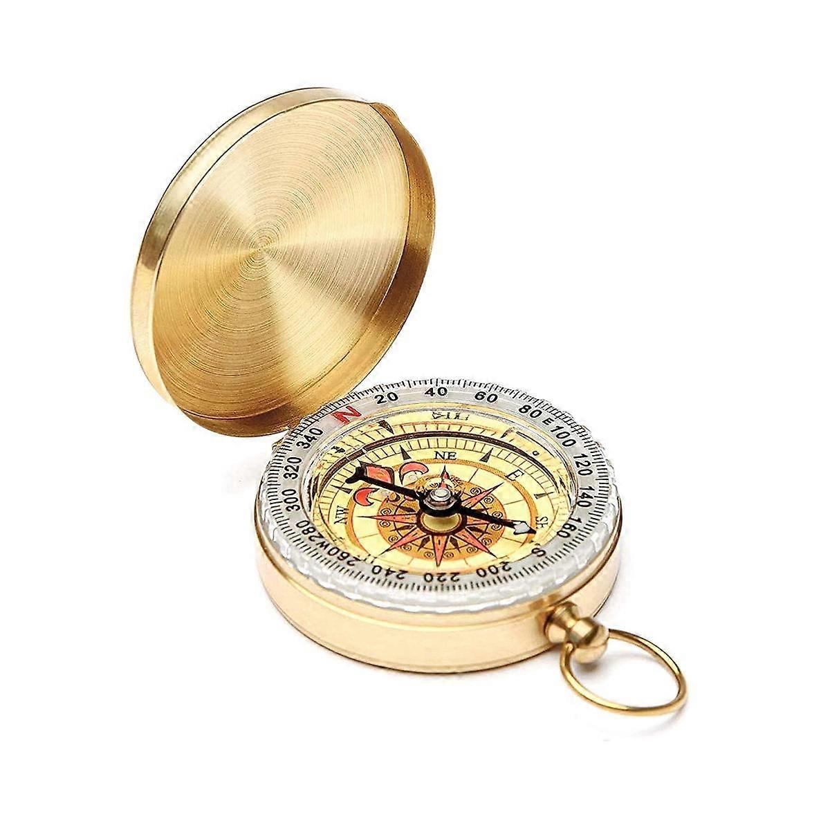 Camping Survivals Compass Glow in the Dark Compass Survivals Gear,Suitable for Outdoor Camping,Hiki