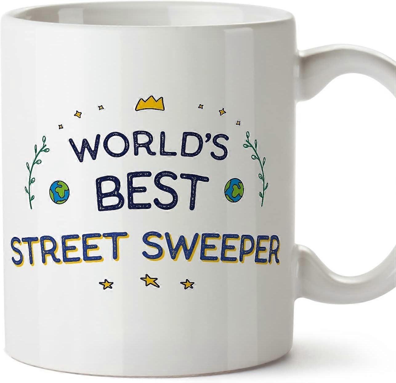 ストリートスイーパーマグ 同僚への世界最高の面白いギフト セラミック 11オンス マグ