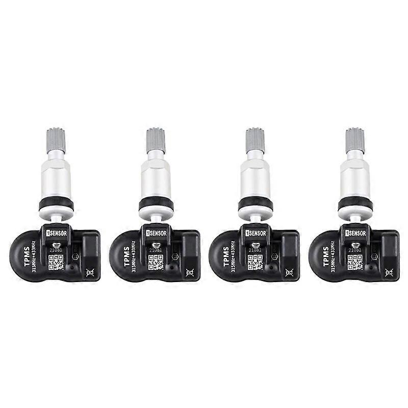 AU04 -4Pcs TPMS Sensor 433Mhz 315MHZ Sensor Universal 2 In 1 Tire Programmable TPMS Sensor For Tire Pressure Monitoring System