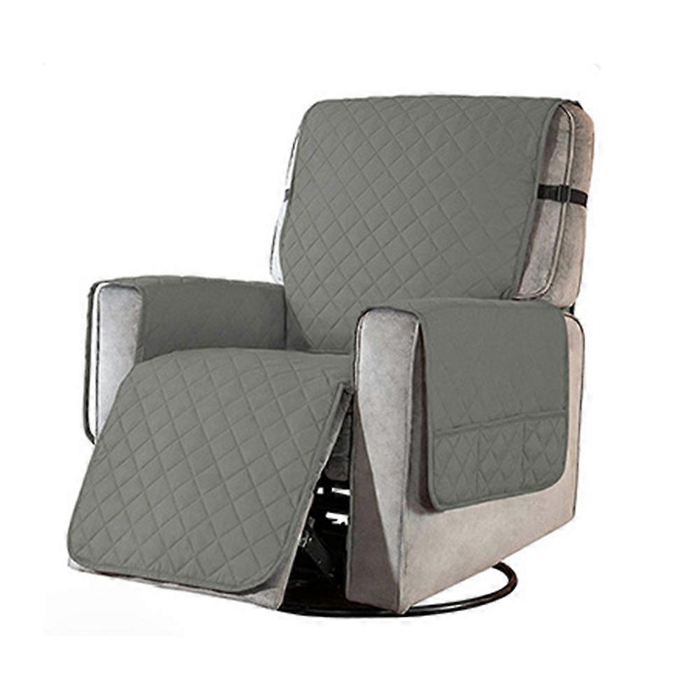 Sofa Cover Armchair Protective Cover with Side Pockets All-inclusive Recliner Chair Cover for Dogs Pets Protect