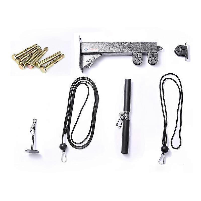 Gym Lat Pull Down Pulley Home Strength Training Workout Cable Machine