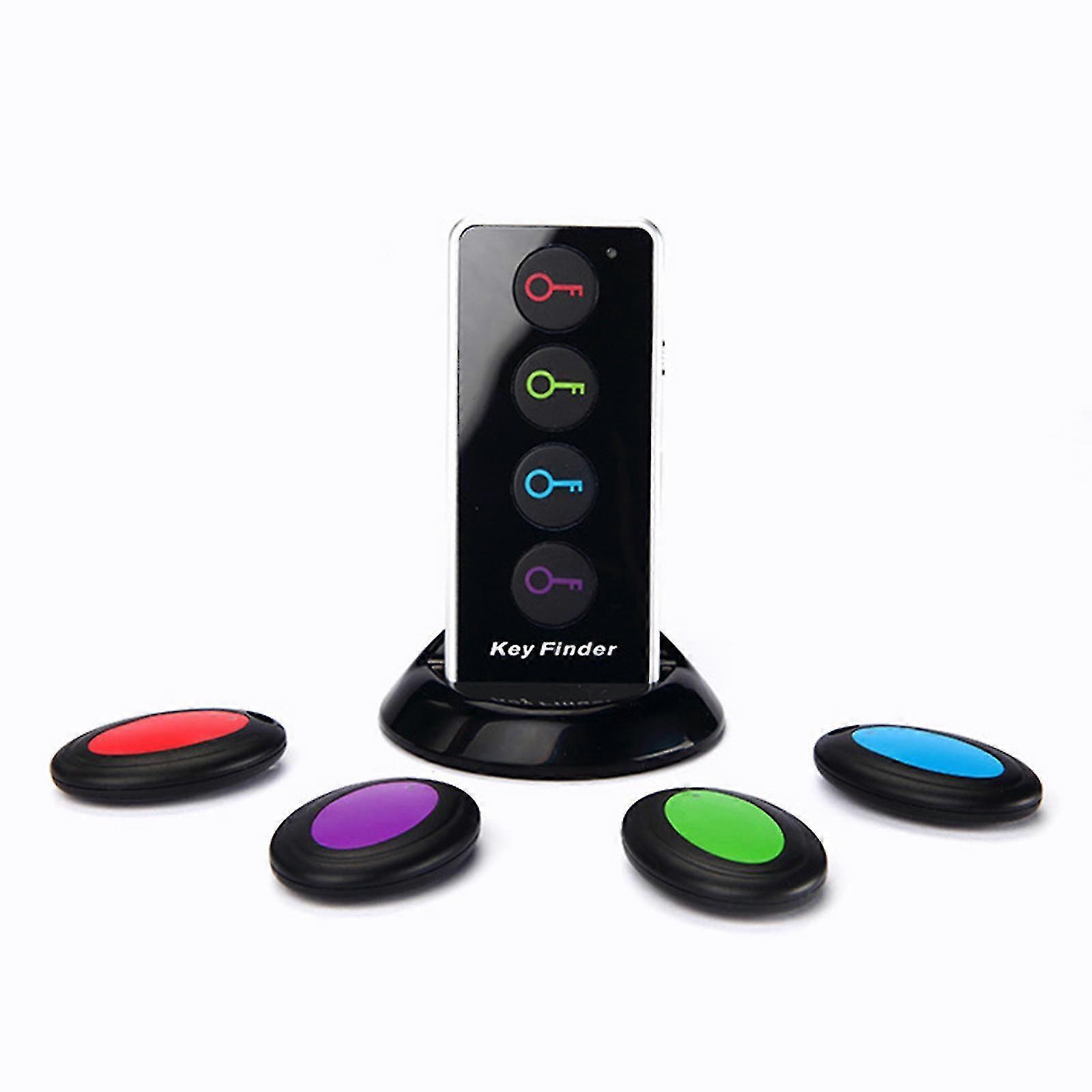 Key Finder Locator Bluetooth Pet Alarm Control Child Transmitter W/4 Receivers Wallet For Kids