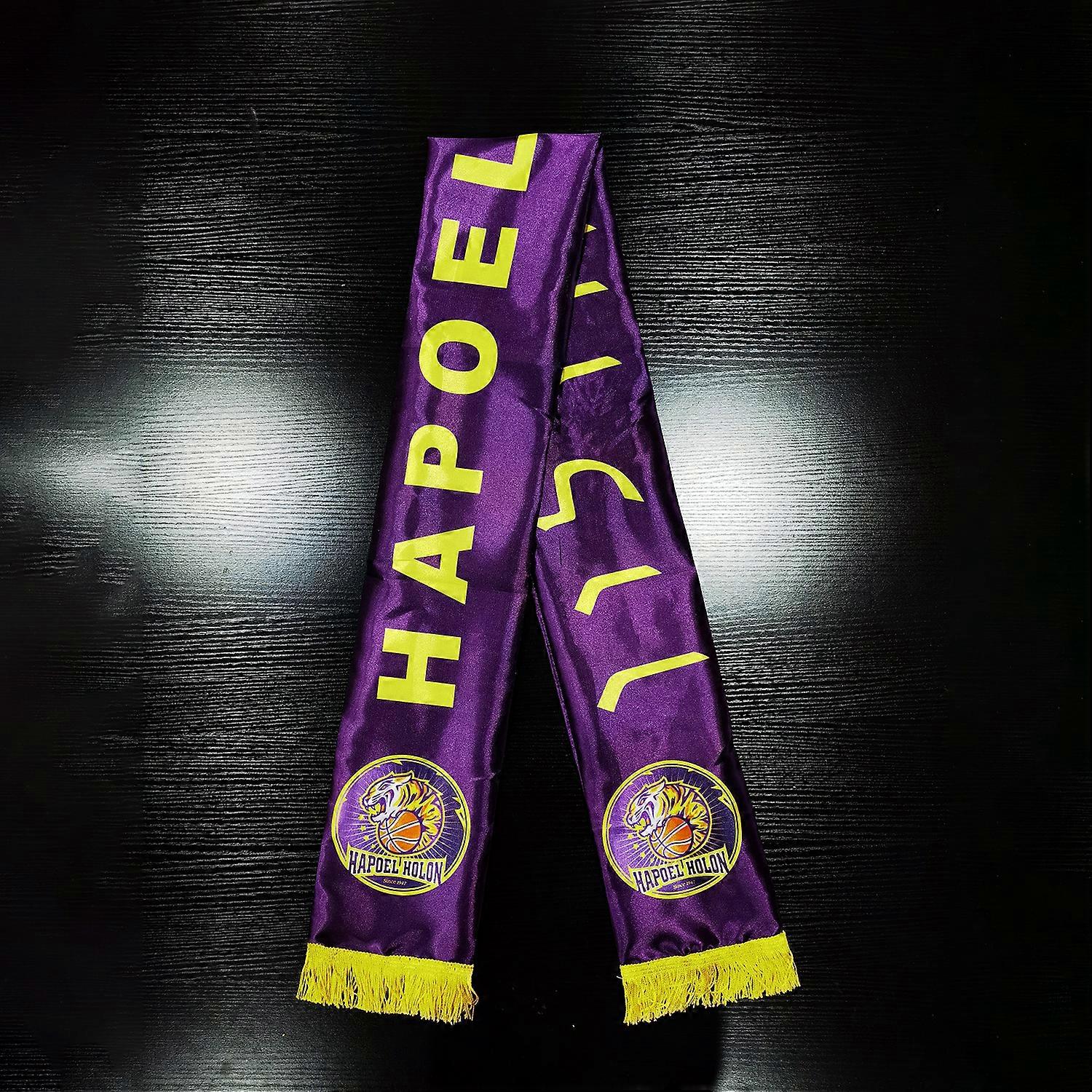 Half Hapoel Holon Satin Scarf Half Flag