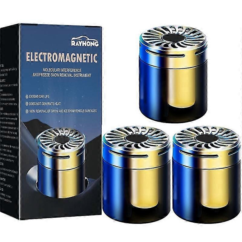 3Pcs Car Window Deicer Quick Defroster Defogger Frost Removal Machine Windshield Glass Defrosting Car Maintenance Accessory