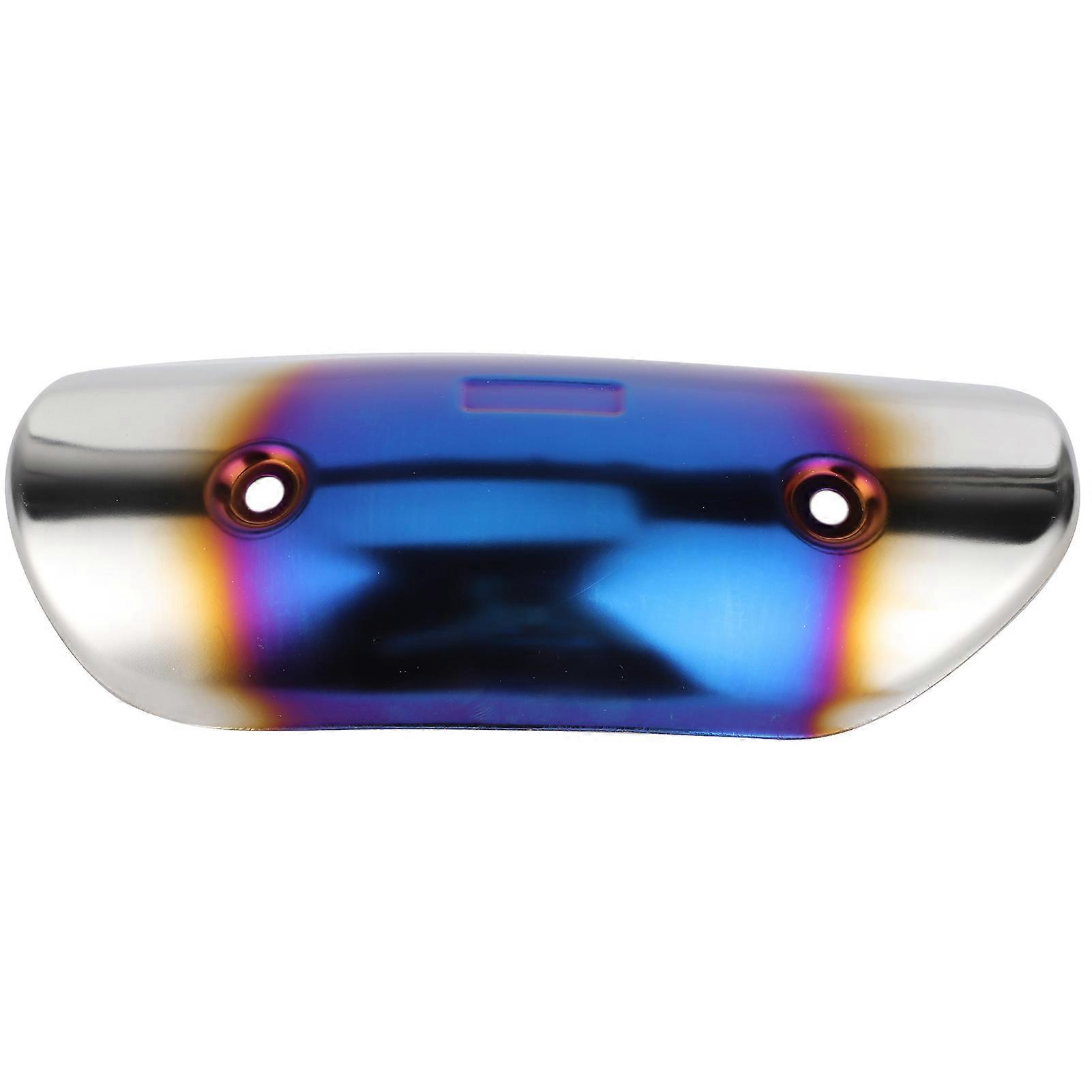 Exhaust Middle Pipe Heat Shield Guards Cover Universal Modification for MotorcycleChrome