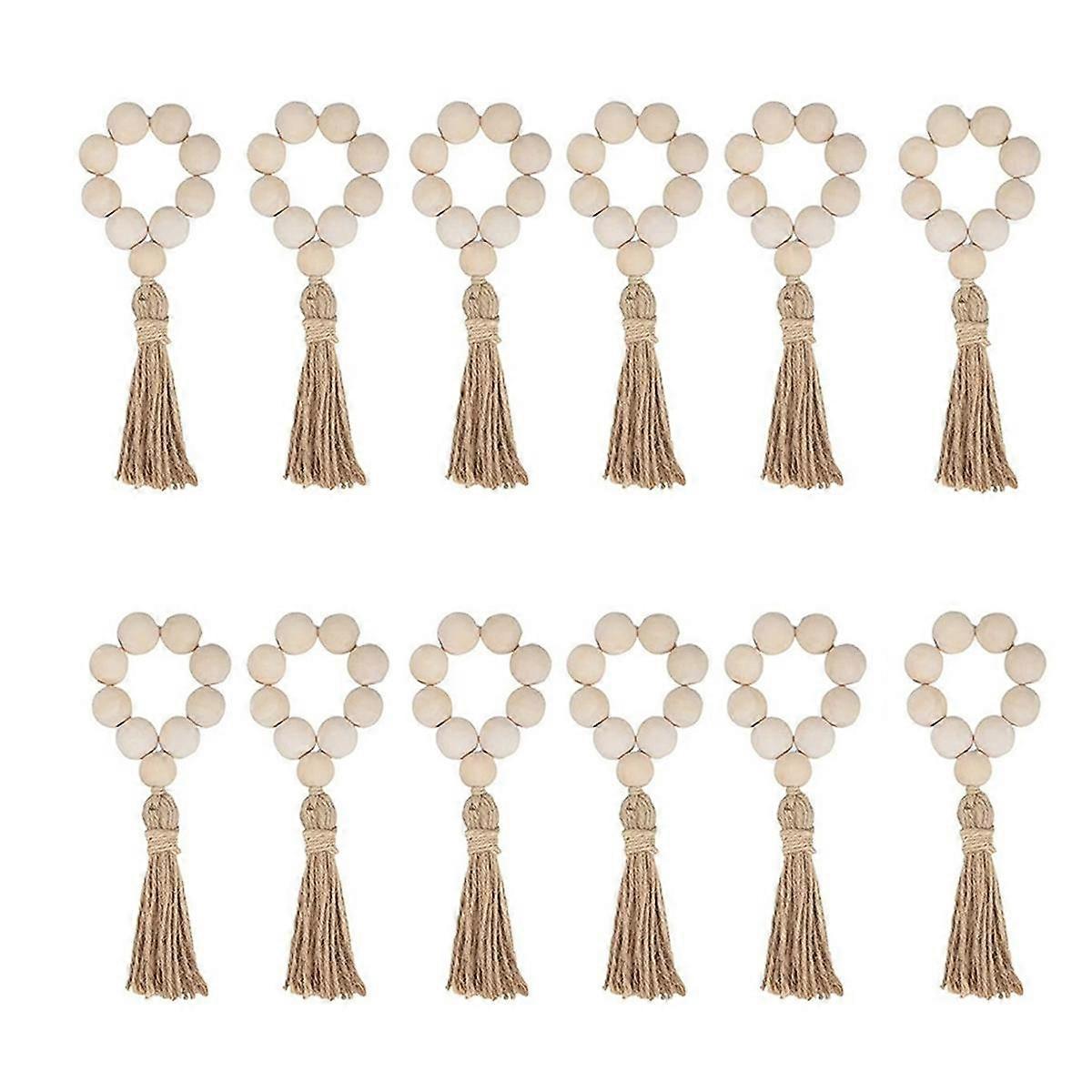 Napkin Ring Set of 12 Pieces Desktop Decoration Country Style Napkin Ring Bohemian Desktop Decorati
