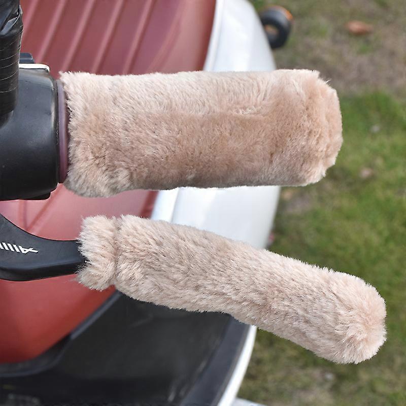 Fluffy Bike Grips Wrap Handlebar Cover Plush