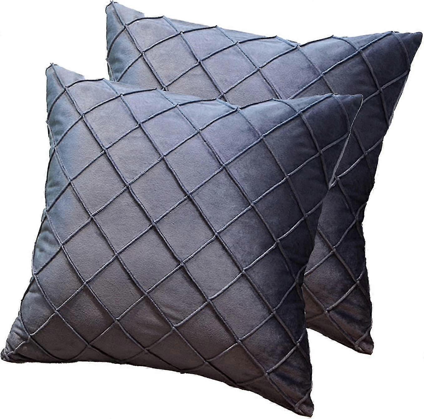 Velvet Decorative Soft 45 45 Stripes Set X Solid Covers Case