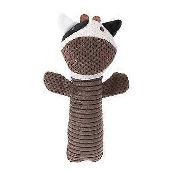 Dog Tug-of-war Toy Squeak Chew Toy Soft Plush Interactive Puppet-shape