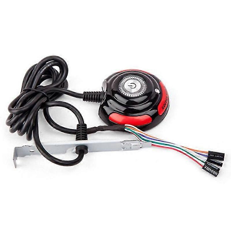 Push Button On Off Reset Switch Desktop Pc Computer Case Power Supply Accessory Hfmqv