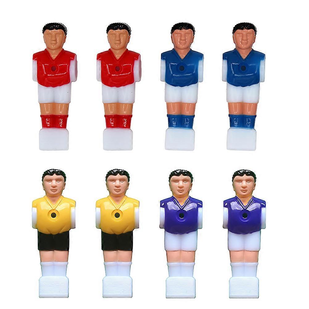 8Pcs Desktop Foosball Game Toys Foosball Player Figurine Adornment Plaything