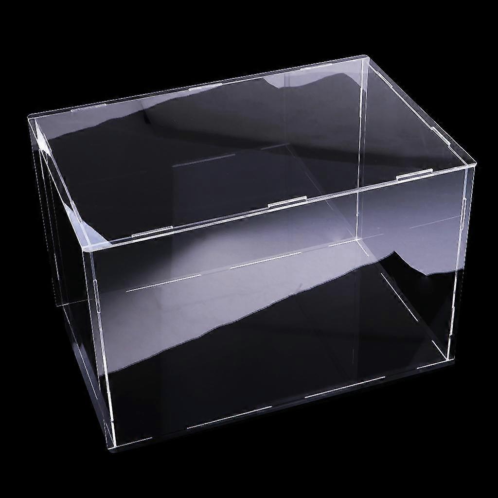 Modern Acrylic Toy Display Show Case Dustproof Box Large Ornament Protection Tool 40x20x20cm