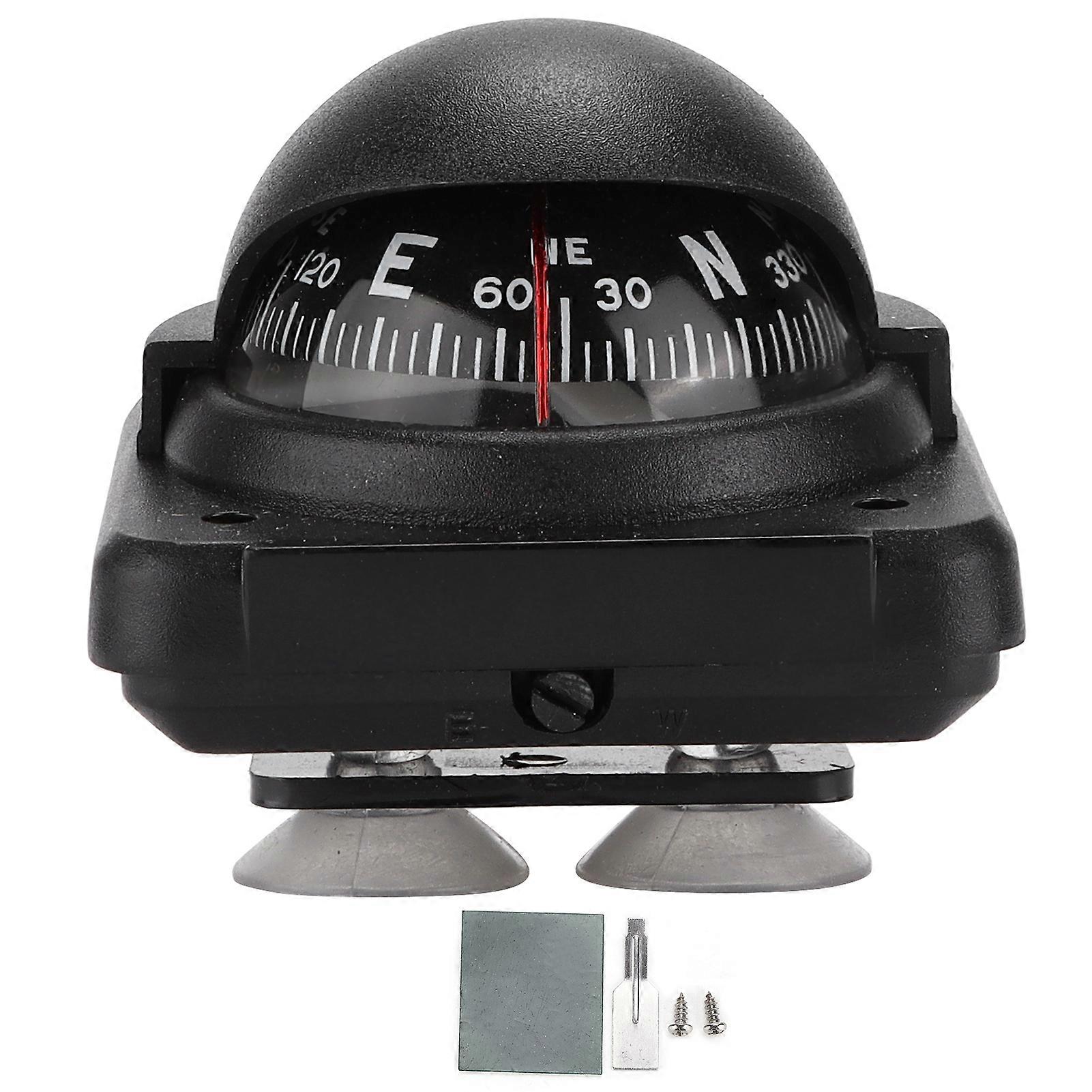 Adjustable Compass Foldable Navigation Direction Pointing Guide Ball Dash Mount for Auto Car Boat RV
