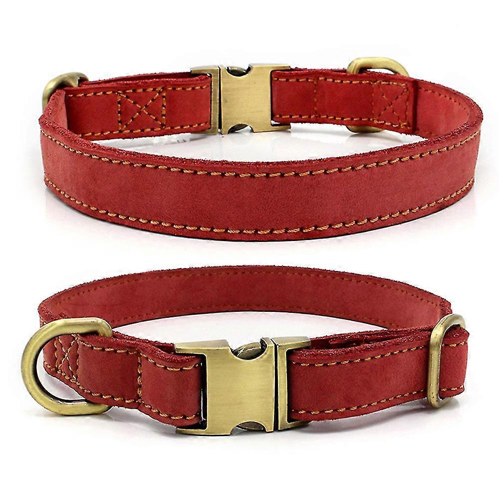 Leather Dog Collar With Adjustable Heavy Duty Strap Handle For Dog, Tactical Collar Strap For Quick