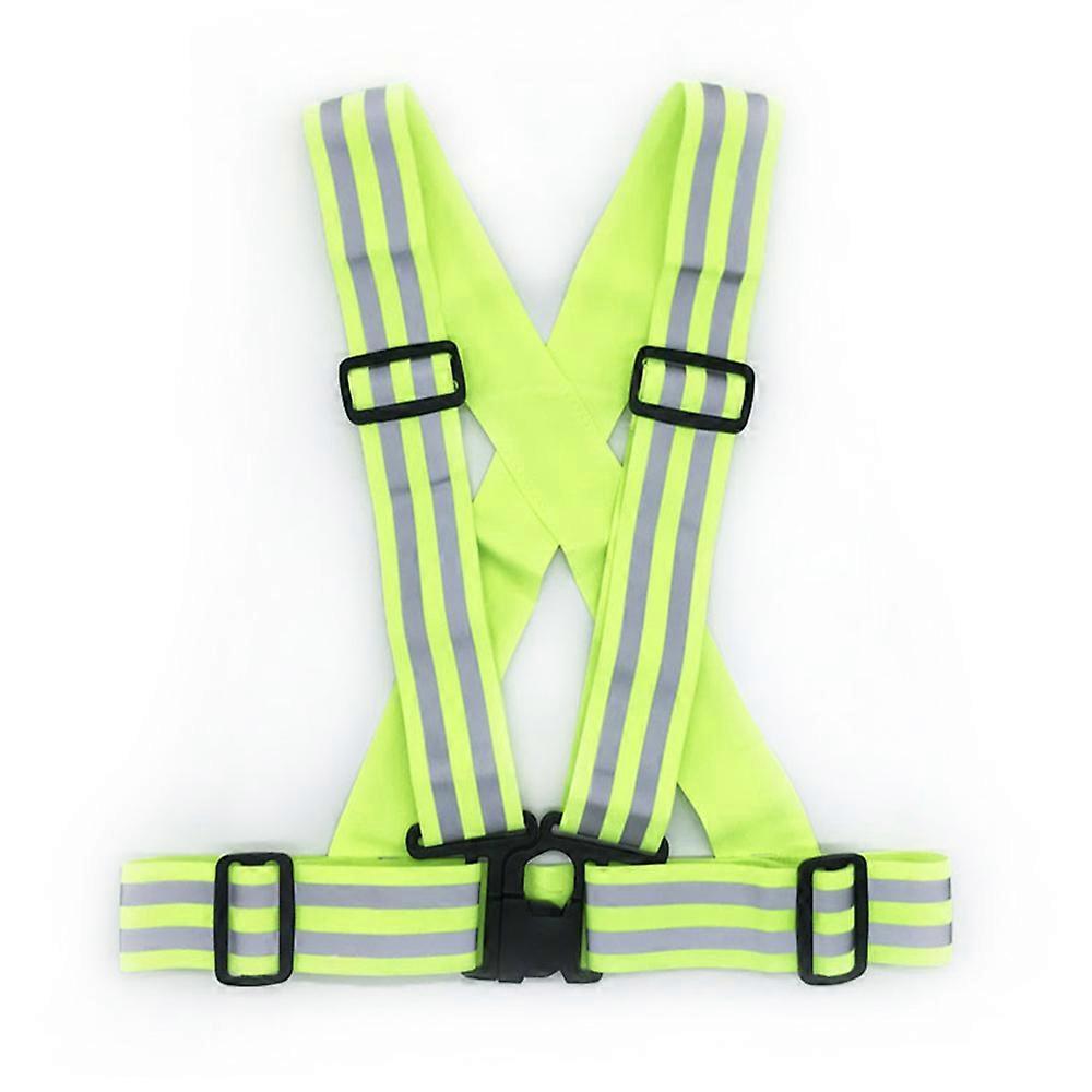 Reflective Vest Safety Gear with High Visibility Adjustable Straps for Running, Jogging, Cycling, Hiking, Walking, Multicolor Optional