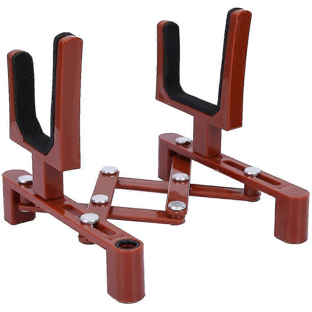 Professional Portable Folding Violin Stand Bracket Instrument Accessory Red