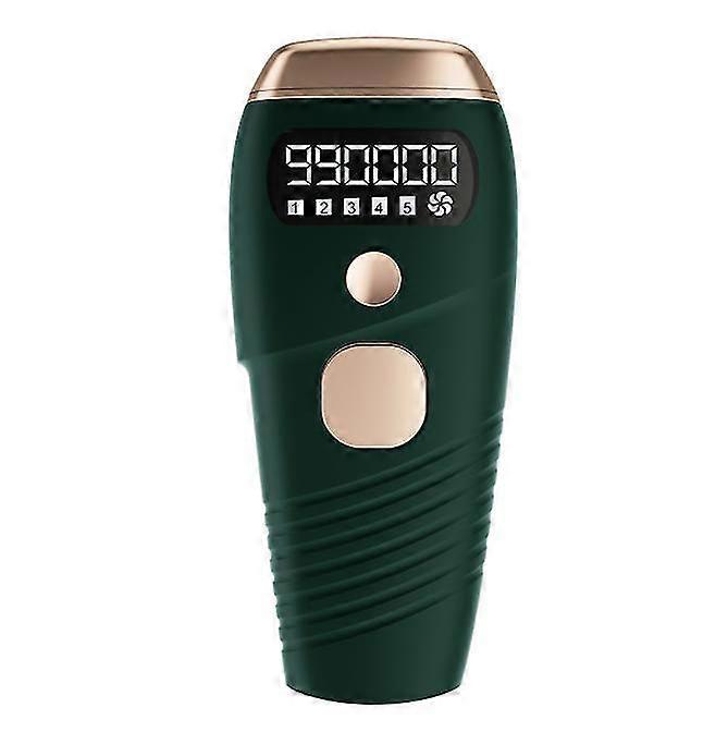 IPLレーザー脱毛、体と顔のための999,999フラッシュ(濃い緑)