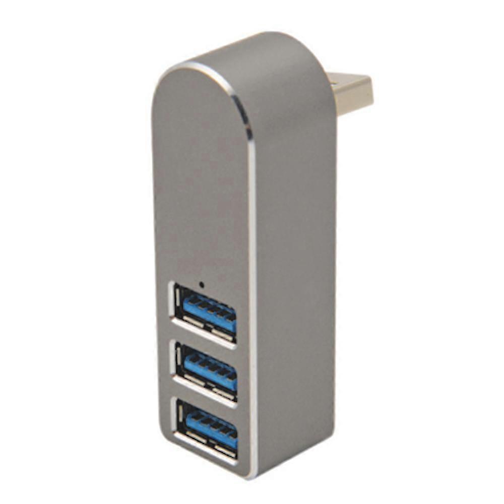Aluminum Alloy Rotating Usb3.0 Hub Splitter Usb Hub Splitter 3 Port Usb
