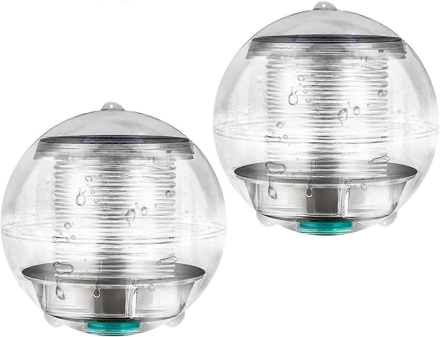 Pool Lights, 2pcs 7 Color Changing Solar Floating Pool Lights