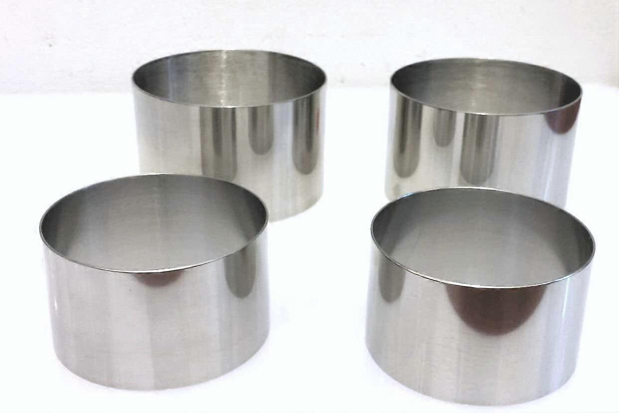 Plettering / forming av ringformsett i rustfritt stål (4 ringer)
