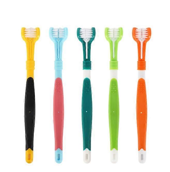 Pet toothbrush 3 Sided toothbrush