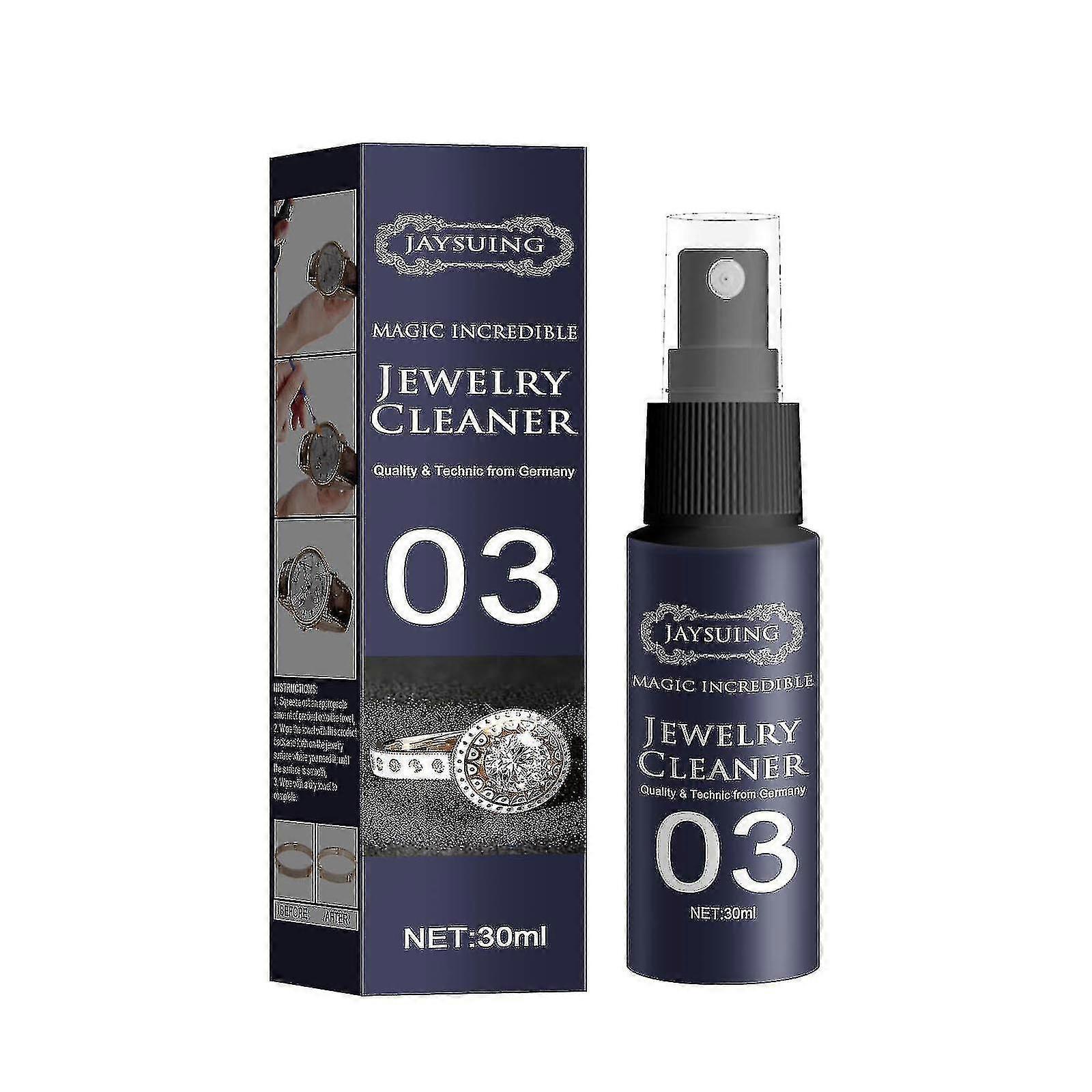 30ml Jewelry Cleaner Spray - Clean and Maintain Gold Watches, Diamond Rings, and Household Items