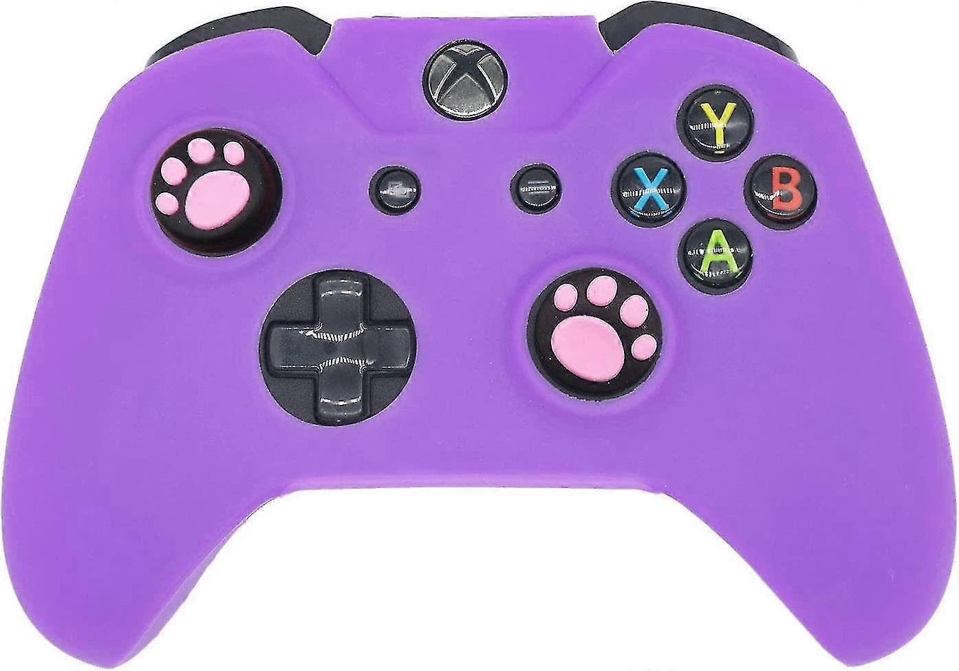 Controller Skin Non-slip Silicone Cover Protective Cover Accessory Set Suitable For Microsoft Xbox 1 Wireless Wired Game Controller Joystick  Suitable