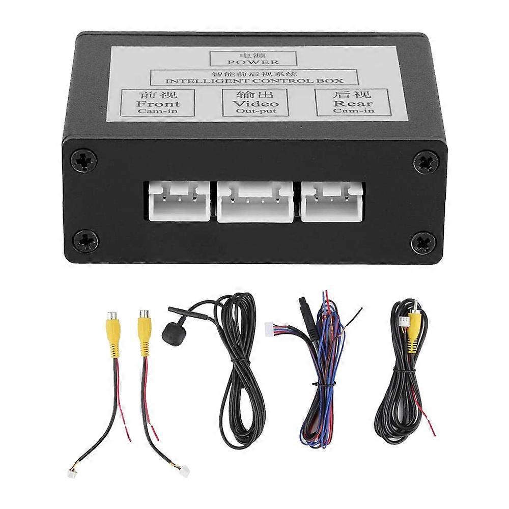 Car Front Camera Switcher Parking Camera Converter Front Rear Video Switch Channel Control Box