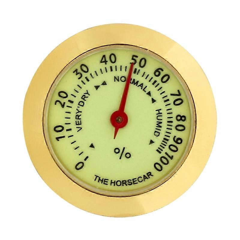Cigar Hygrometer Round Hygrometer for Cigar Humidor Precision Moisture Meter