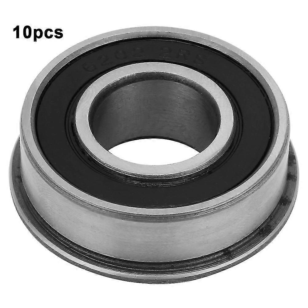 16mm Deep Groove Ball Bearings 10Pcs F6202RS Steel