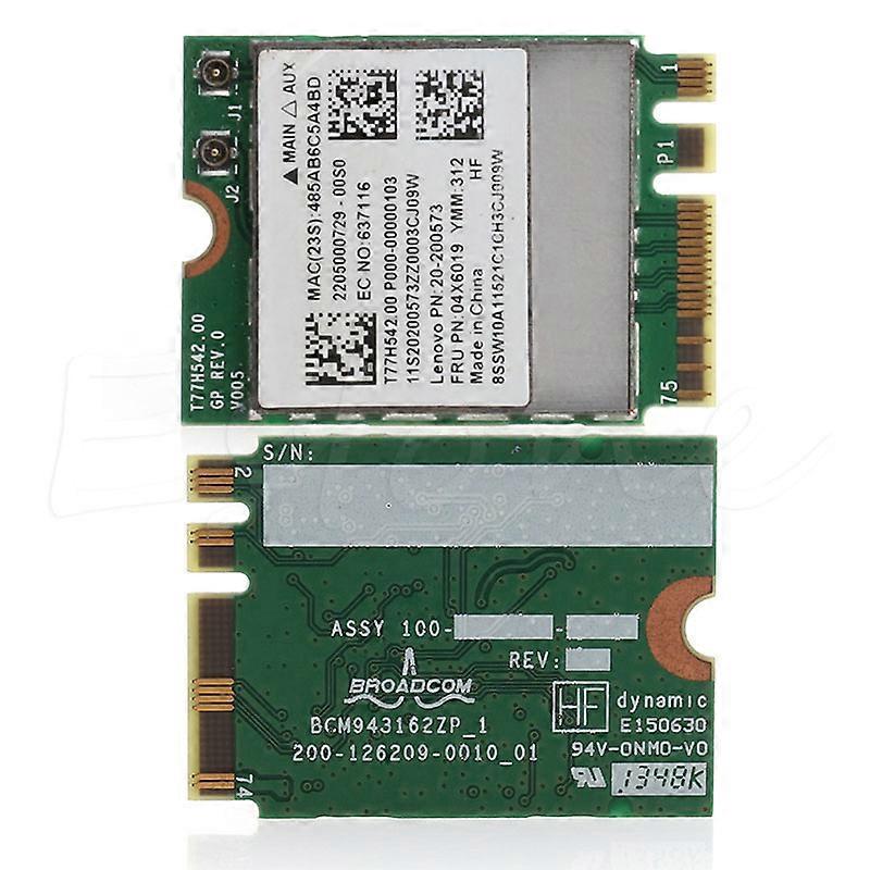 BCM943162ZP 2.4/5Ghz Wireless 802.11B/G/N BT4.0 Half MINI PCI-E WIFI Card