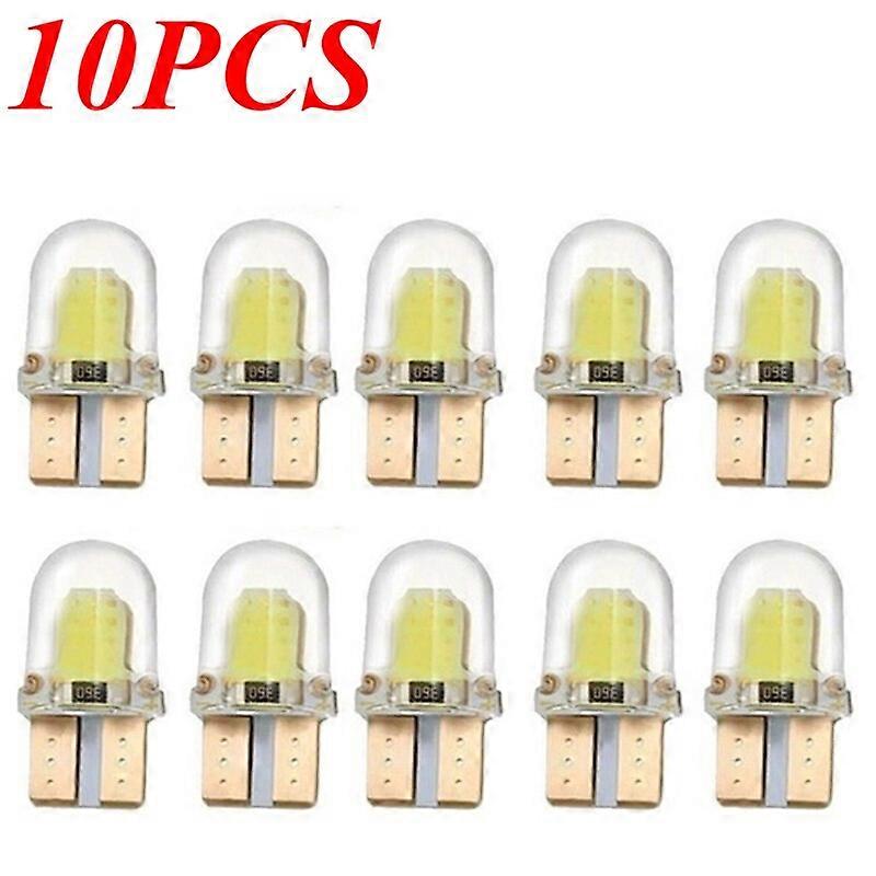 LED W5W T10 194 168 W5W COB 4SMD Led Parking Bulb Auto Wedge Clearance Lamp Canbus Silica Bright White License Light Bulbs