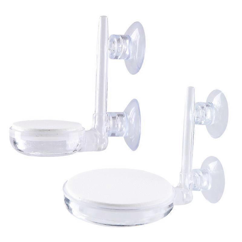 2pcs Aquarium Air Stone Fish Tank Nano Bubble Stone Quiet Ultra-High Dissolved Oxygen Diffuser to Blow Ultra-Small Bubbles (Diameter 3.5cm) for Aquari