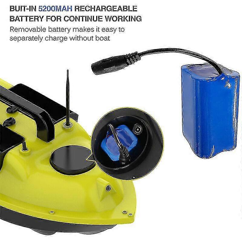 7,4 V 5200 mAh Angelfutterboot-Batteriewechsel