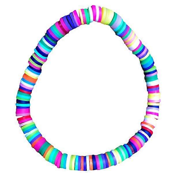 1Pc Bohemian Pulseira Doce Argila Polimérica Corda de Mão para Casal (Colorido
