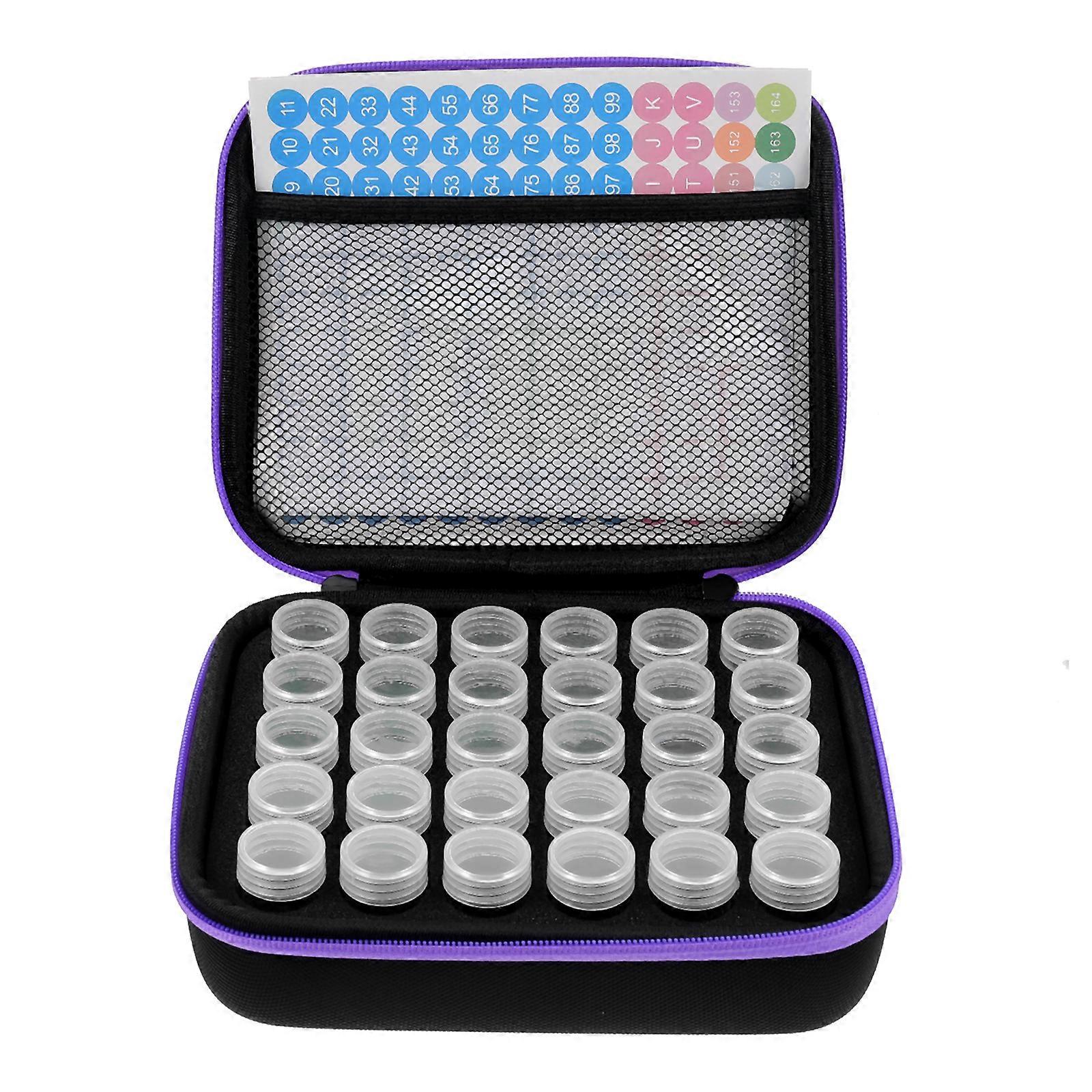 1 Set Diamond Storage Containers Empty Diamond Boxes Diamond Accessory Holder with Labels
