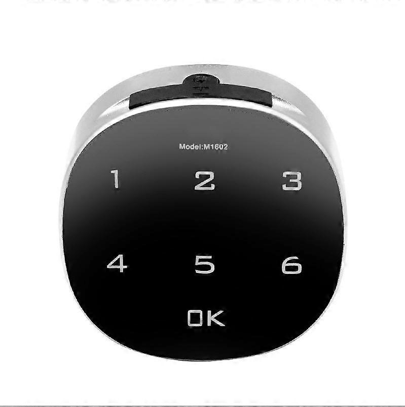 タッチスクリーンデジタルスマート電子パスワードドアロックセキュリティ盗難防止木製キャビネットキーパッド引き出しオフィスファイル1pcs-ブラック