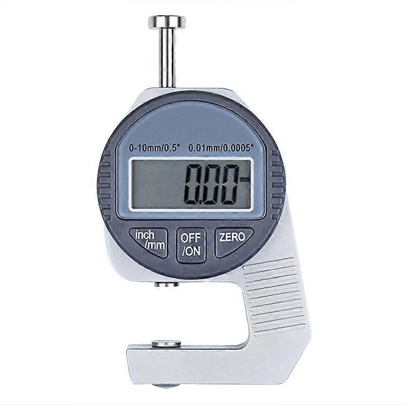 2023 NewDigital Thickness Gauge Meter 0-10mm Large LCD Electronic Dial Indicator for Measuring Paper, Leather, Jewelry, Metal Sheet, etc. Lightweight