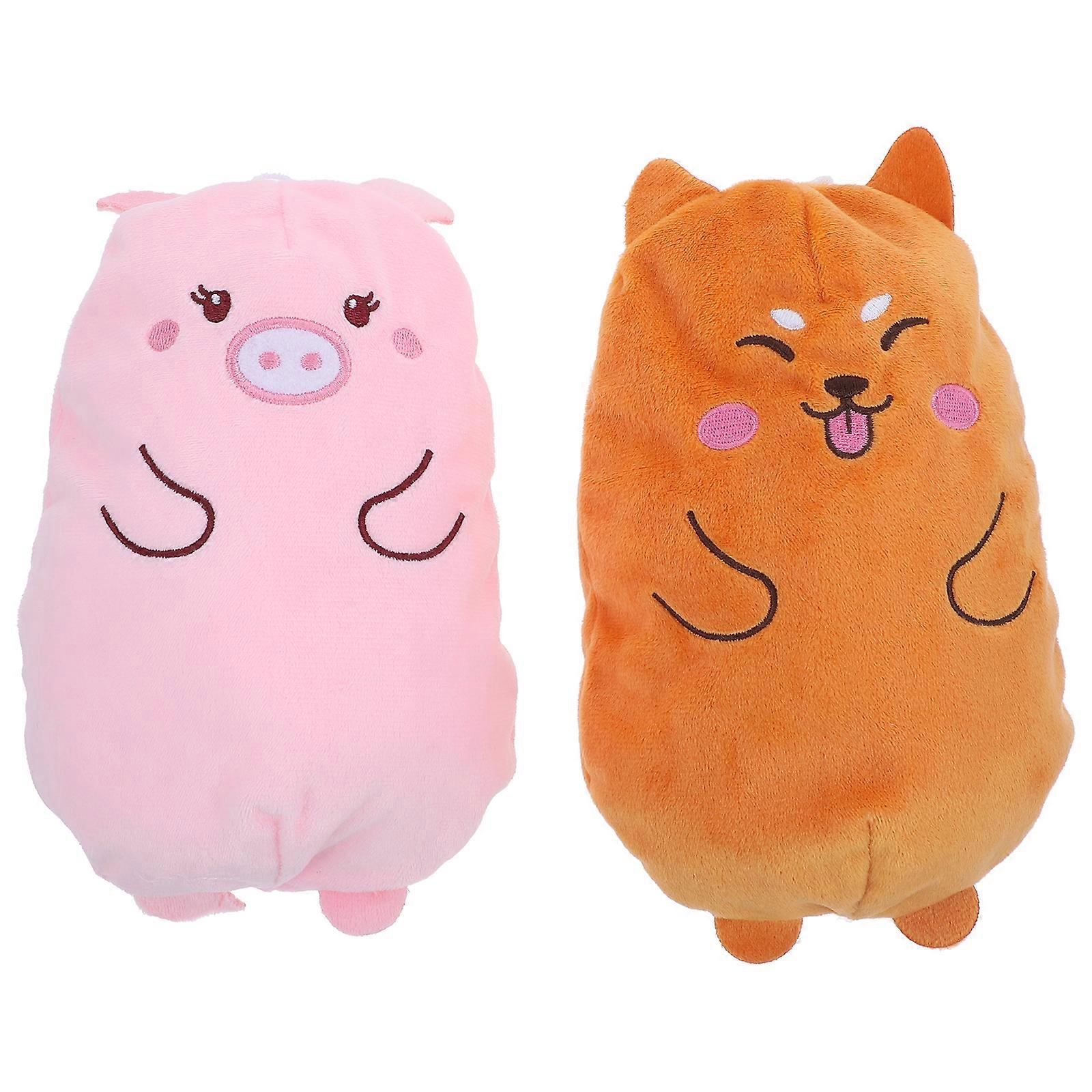2pcs Plüschpuppenabdeckung Puppe Stoffabdeckung DIY Puppenabdeckung DIY Puppe Herstellung Material