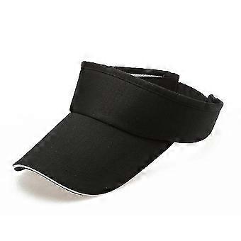 Women Summer Breathable Air Sun Hats Men Adjustable Visor Uv Protection Top Empty Solid Sports Tennis Golf Running Sunscreen Cap