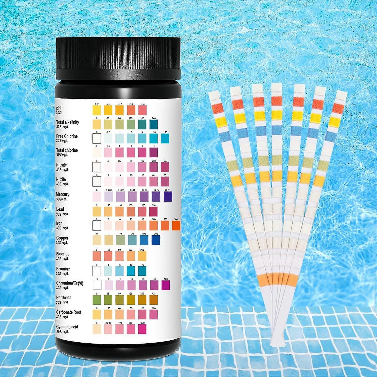 New product,Drinking Water Test, Drinking Water Test Kit, 50 Pack Test Strips, 14 in 1 Water Test Strips