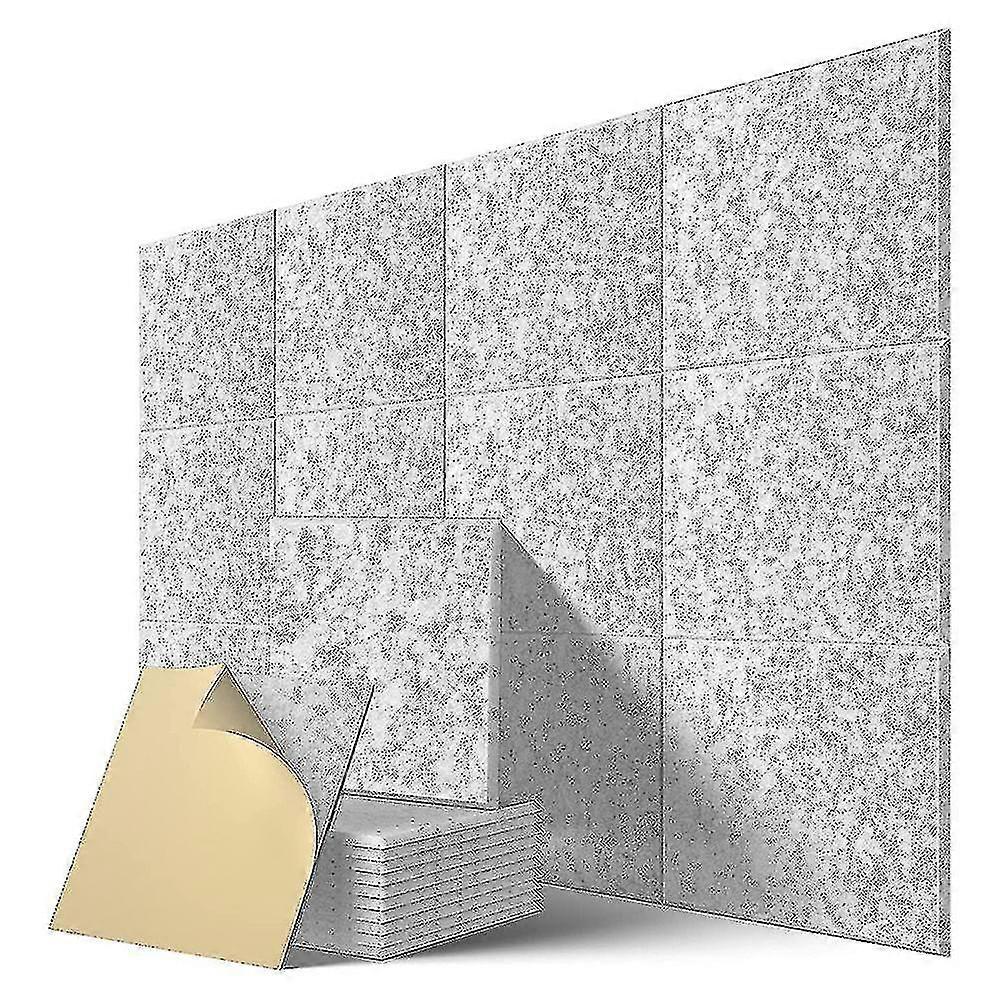Painéis acústicos autoadesivos 12 Pack,12 X 12 X 0,4 Polegadas De 0,4 Polegadas De 2008, painel absorvente de som