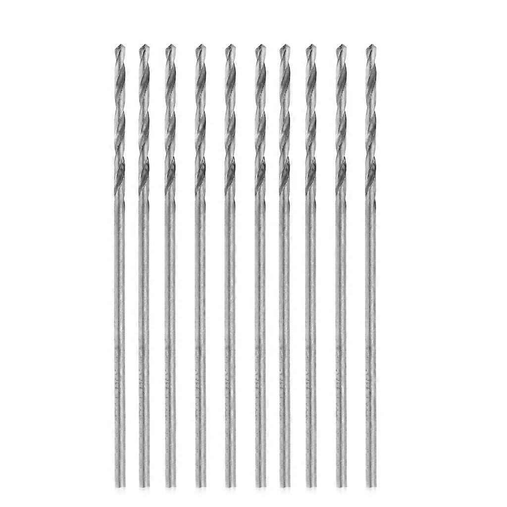 Multifunction 10 Pcs Tiny Micro HSS 0.8mm Straight Shank Twist Drilling Bit