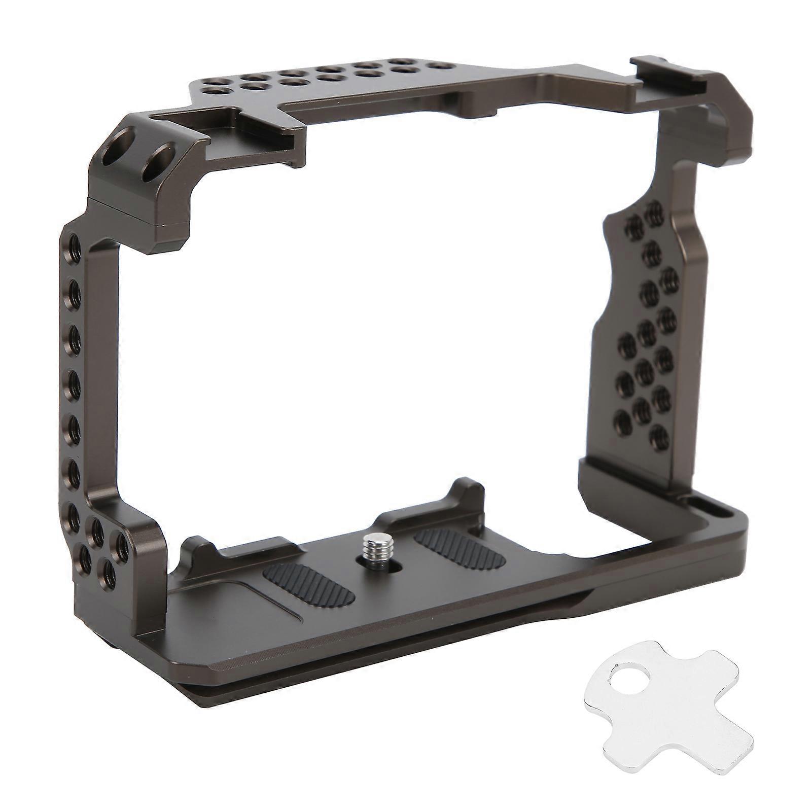 Alloy DSLR Camera Video Protective Cage Shooting Extension Bracket for Sony A7M3