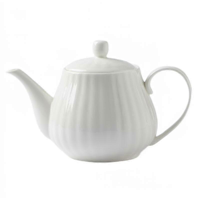 Creative White Household Filter Bone China Kettle