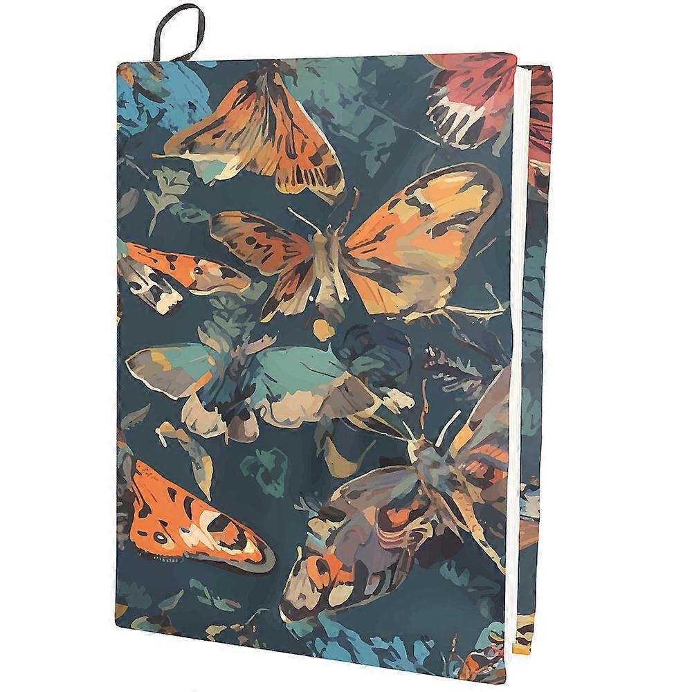 Polyester Book Covers Elastic Notebook Wraps Rectangle Insects 400x250mm