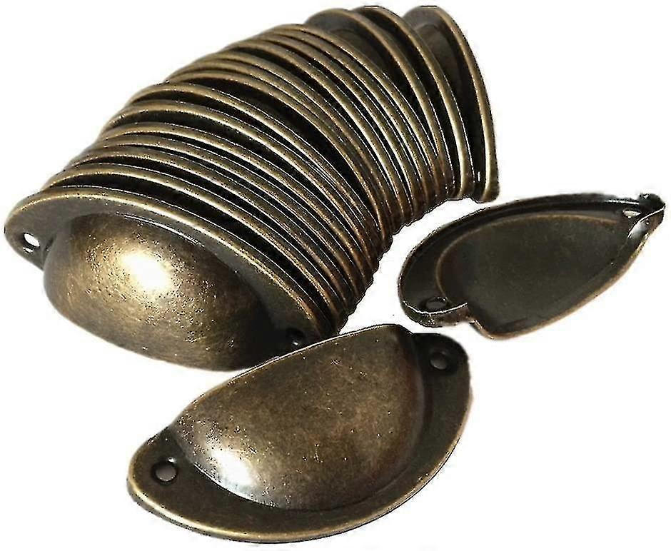 Antique Brass Knobs For Dresser Cabinets 10pcs