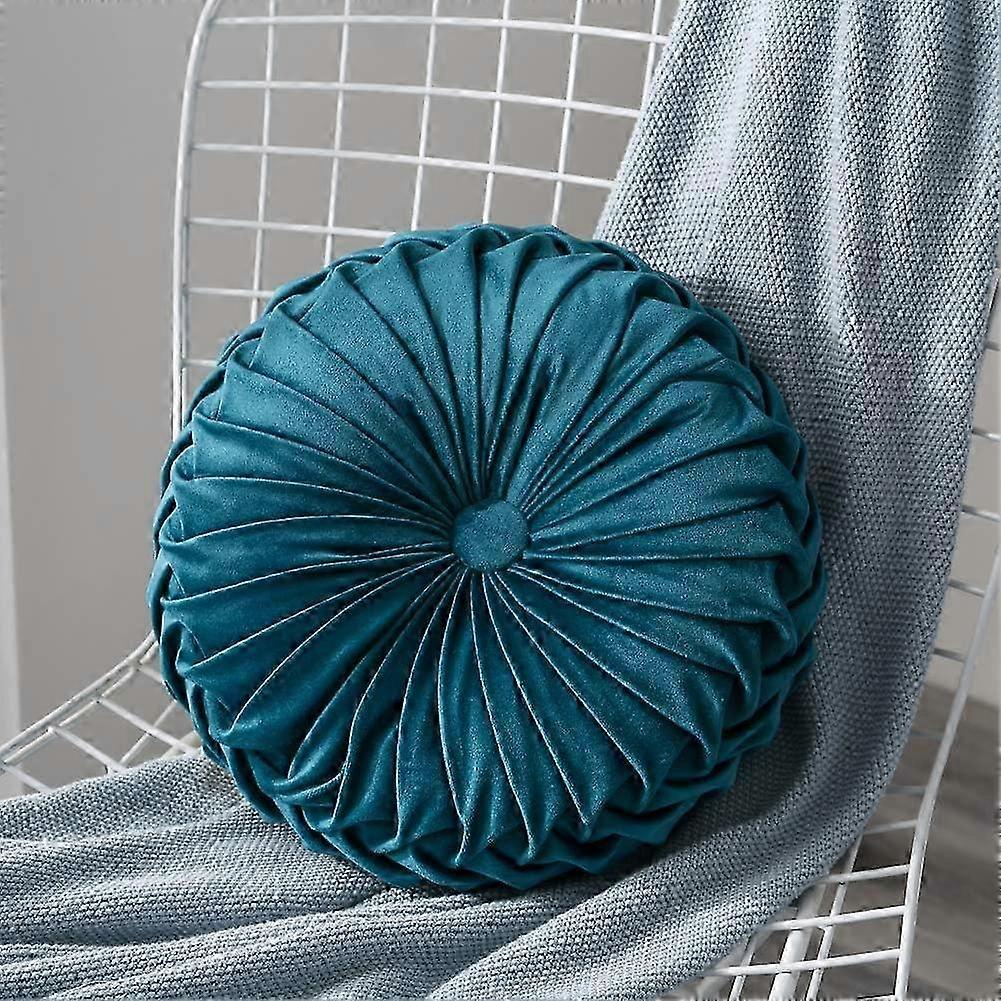 Round Pumpkin Throw Pillow for Sofa, Chair, Bed, Car Home Decor