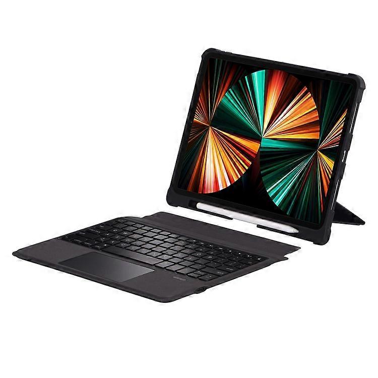 T5207D Compatible pour iPad Pro 11 (2018) / (2020) / Air (2020) 10,9 pouces Étui clavier Bluetooth détachable avec TouchPad, PU Leat