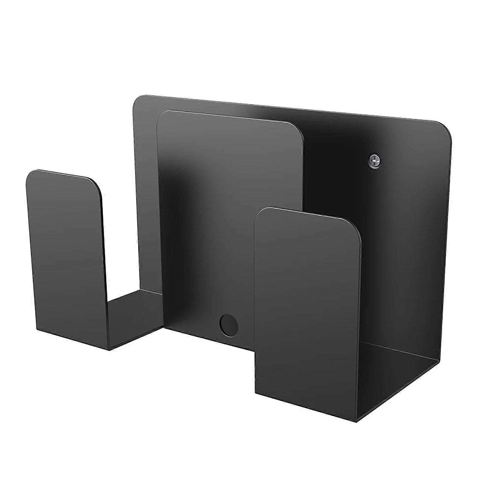 金属壁挂式蚂蚁滑EVA垫双层多功能家用办公笔记本电脑键盘平板电脑WiFi路由器支架组织者书桌床头储物架